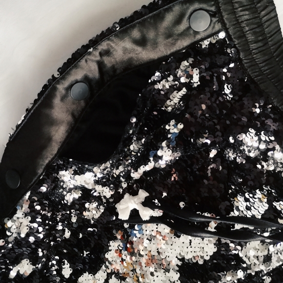 Topman Sequin Tear-Away Jogging Pants NWT M or S very slim fit - Picture 2 of 7